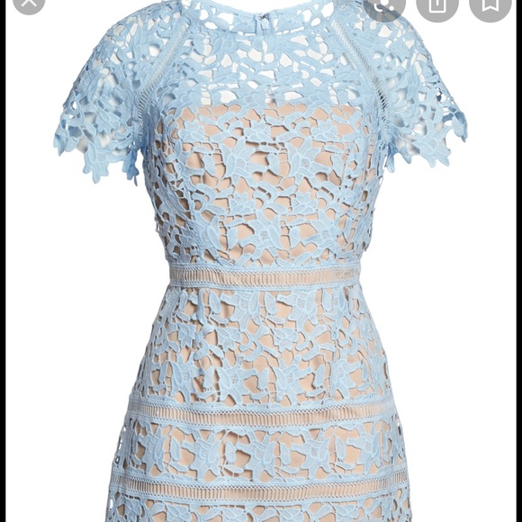 NWT Eliza J Lace Overlay Sheath Dress - Picture 5 of 5